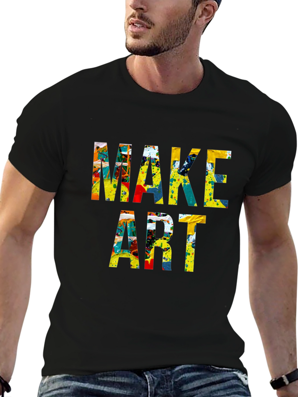 Make Art Graphic T-Shirt