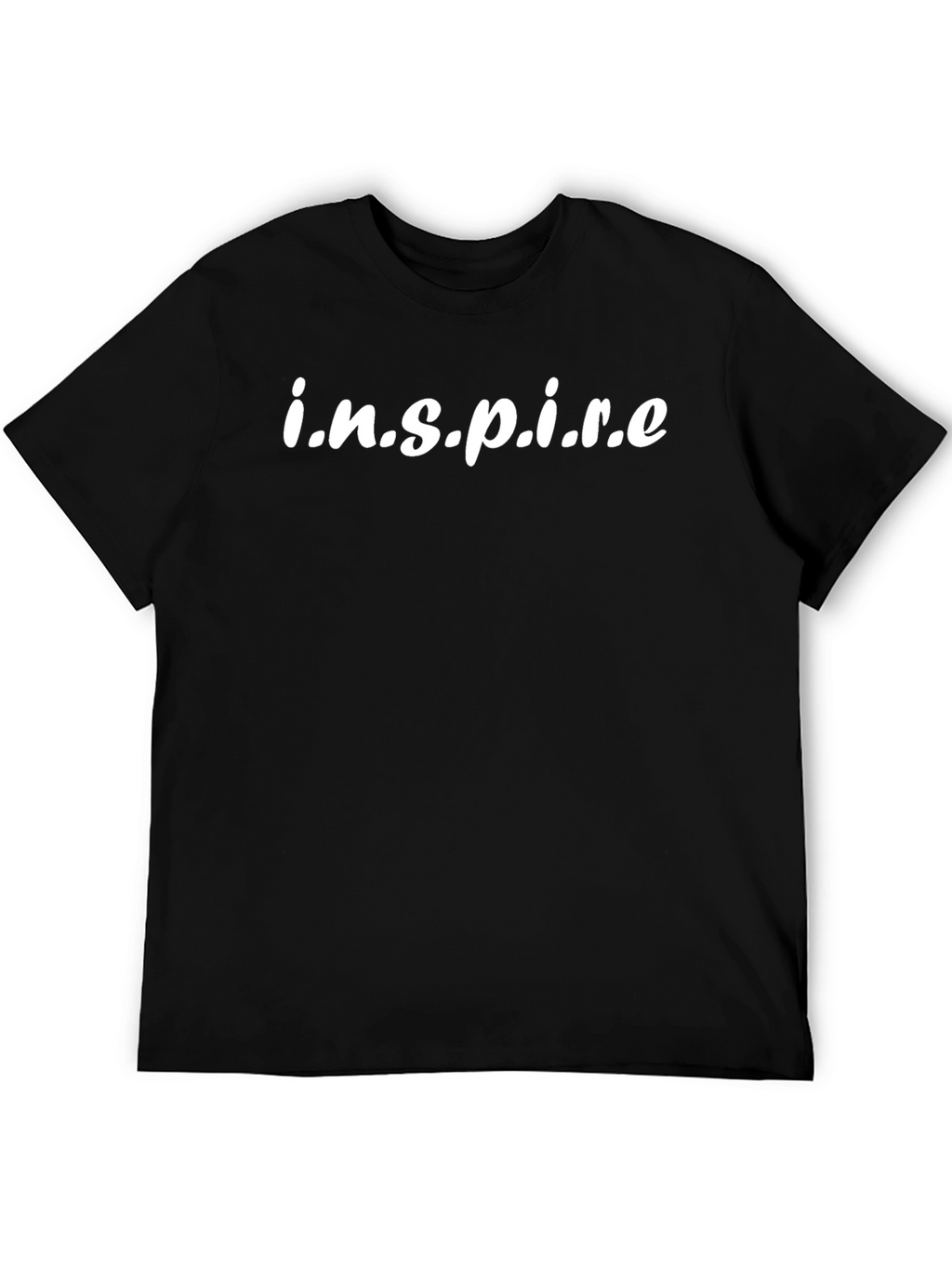 Inspire Black T-Shirt | Motivational Tee