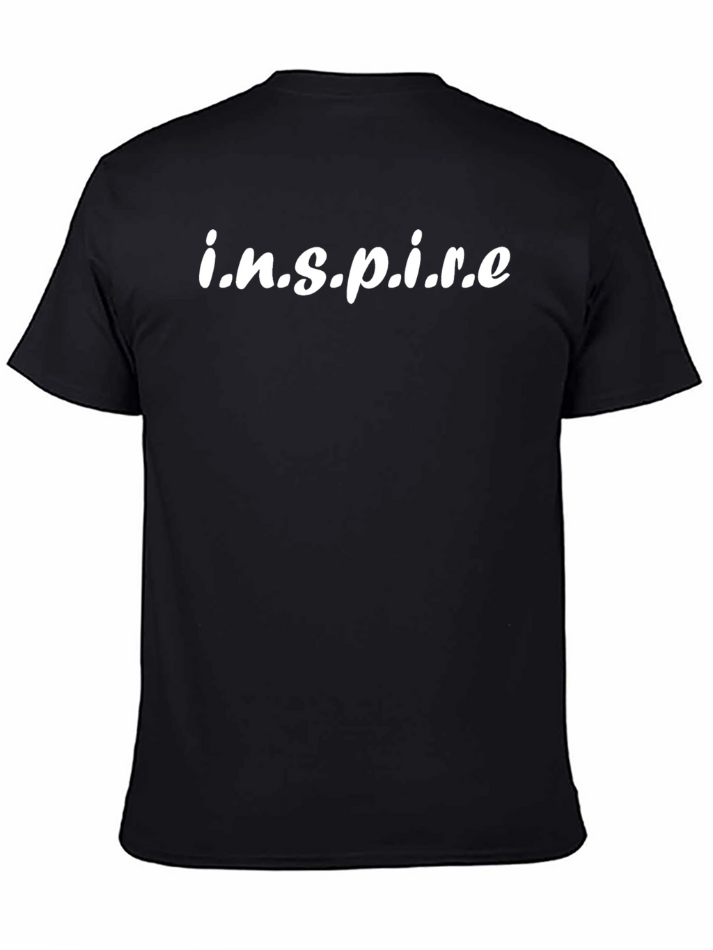 Inspire Black T-Shirt | Motivational Tee