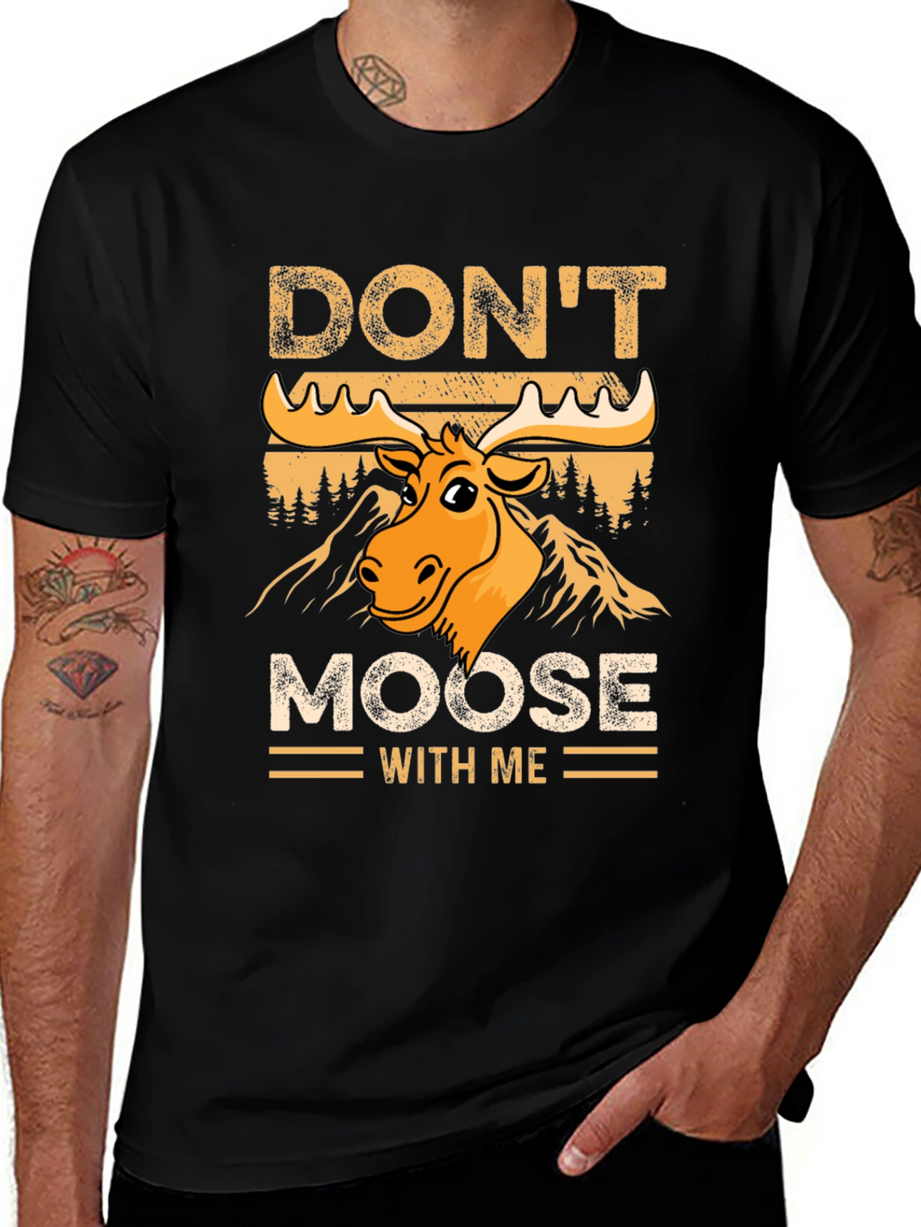 Dont Moose With Me Graphic T-Shirt