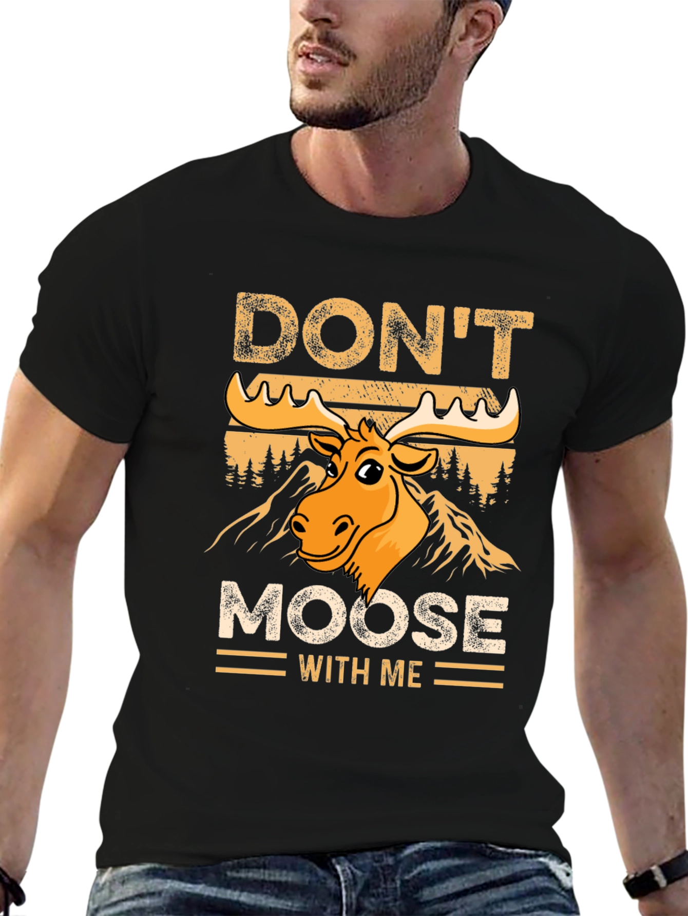 Dont Moose With Me Graphic T-Shirt