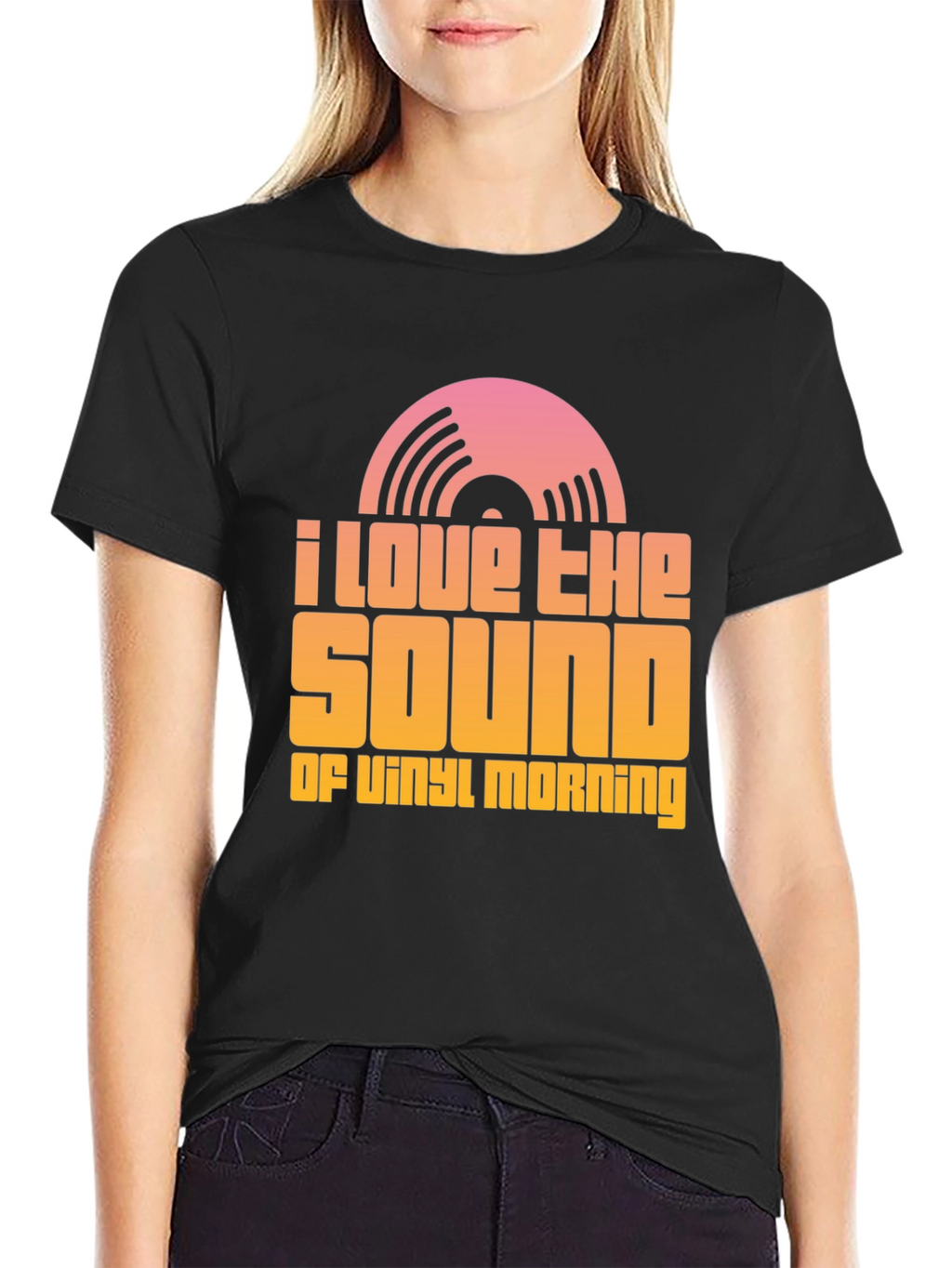 Vinyl Morning T-Shirt - Music Lover Tee