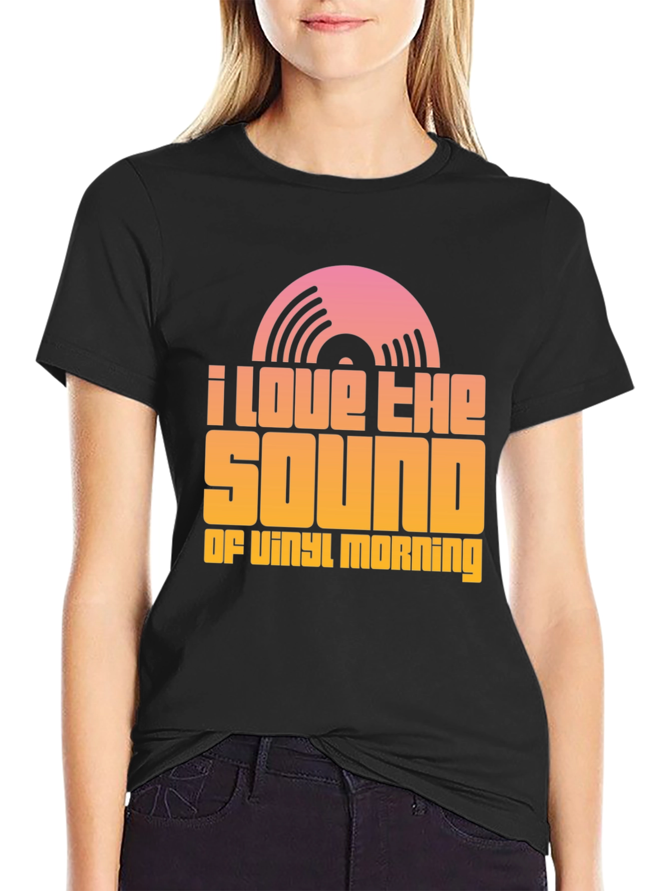 Vinyl Morning T-Shirt - Music Lover Tee