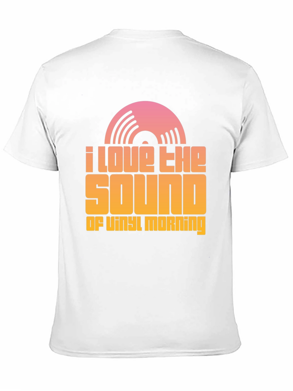 Vinyl Morning T-Shirt - Music Lover Tee