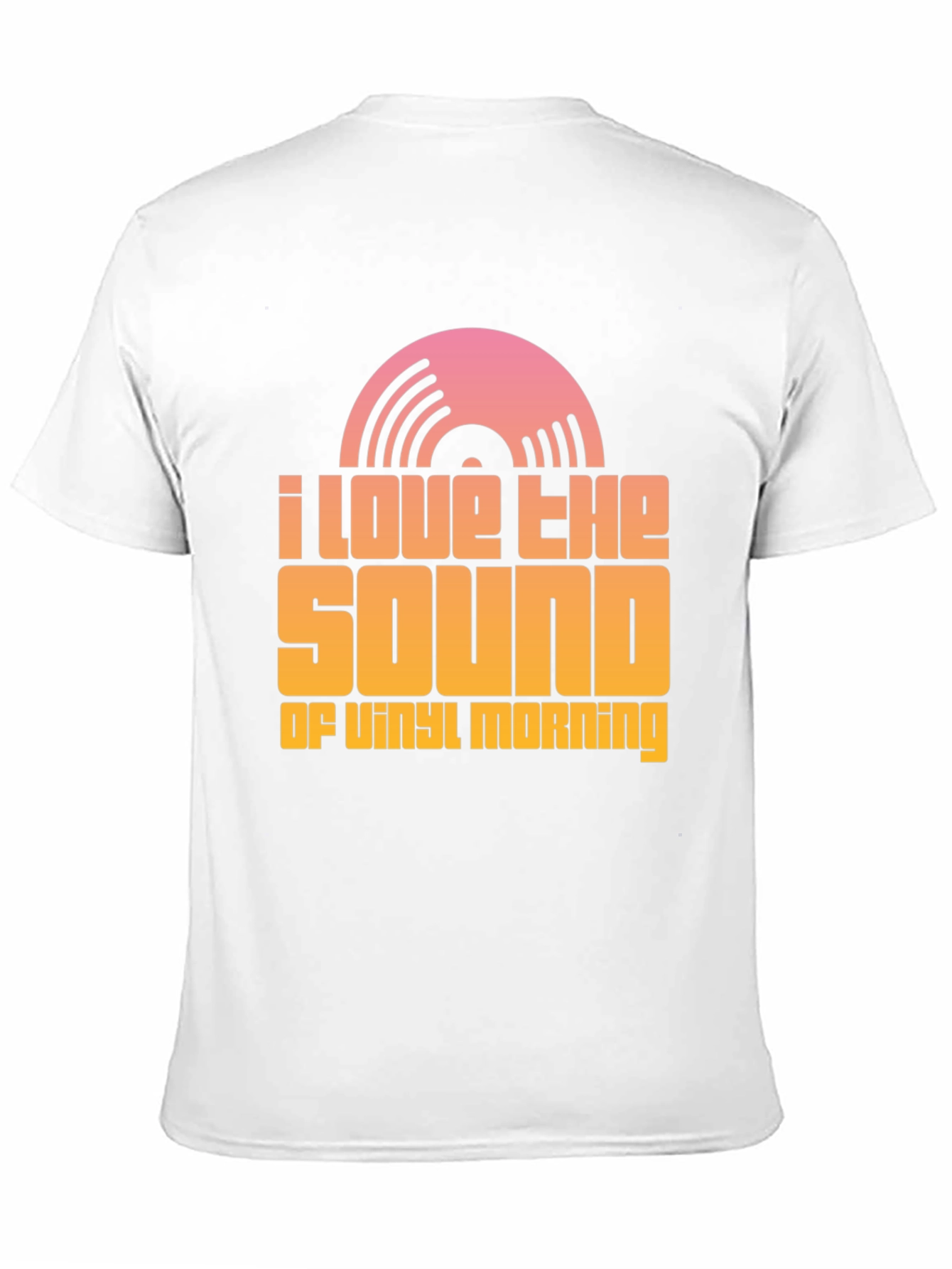Vinyl Morning T-Shirt - Music Lover Tee