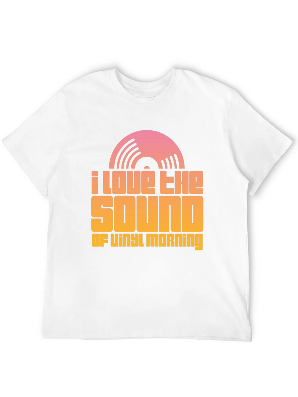 Vinyl Morning T-Shirt - Music Lover Tee