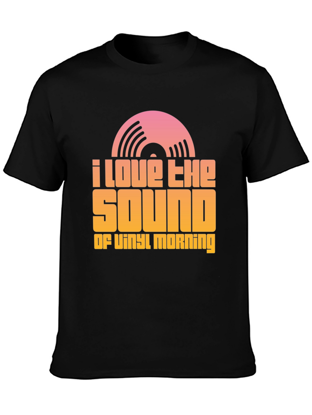 Vinyl Morning T-Shirt - Music Lover Tee