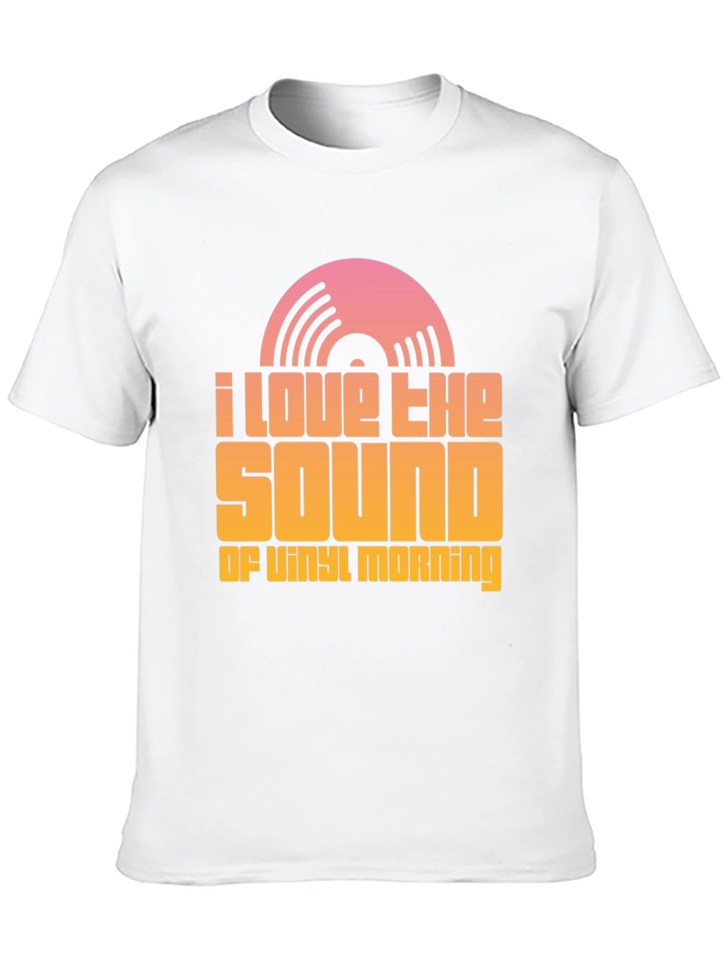 Vinyl Morning T-Shirt - Music Lover Tee