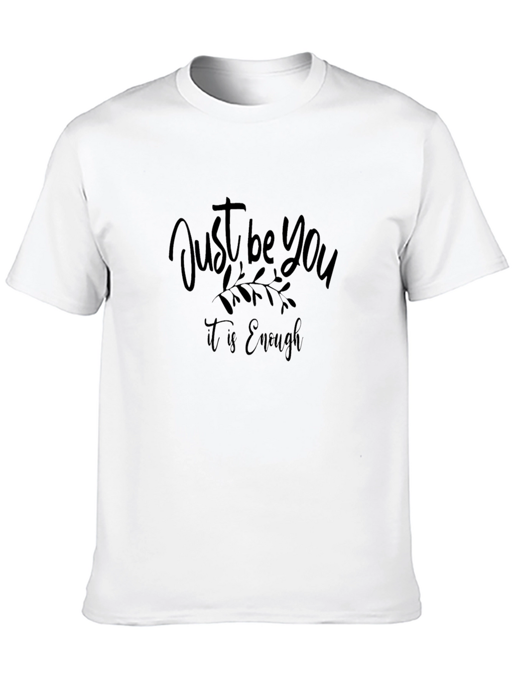Just Be You Graphic Black T-Shirt