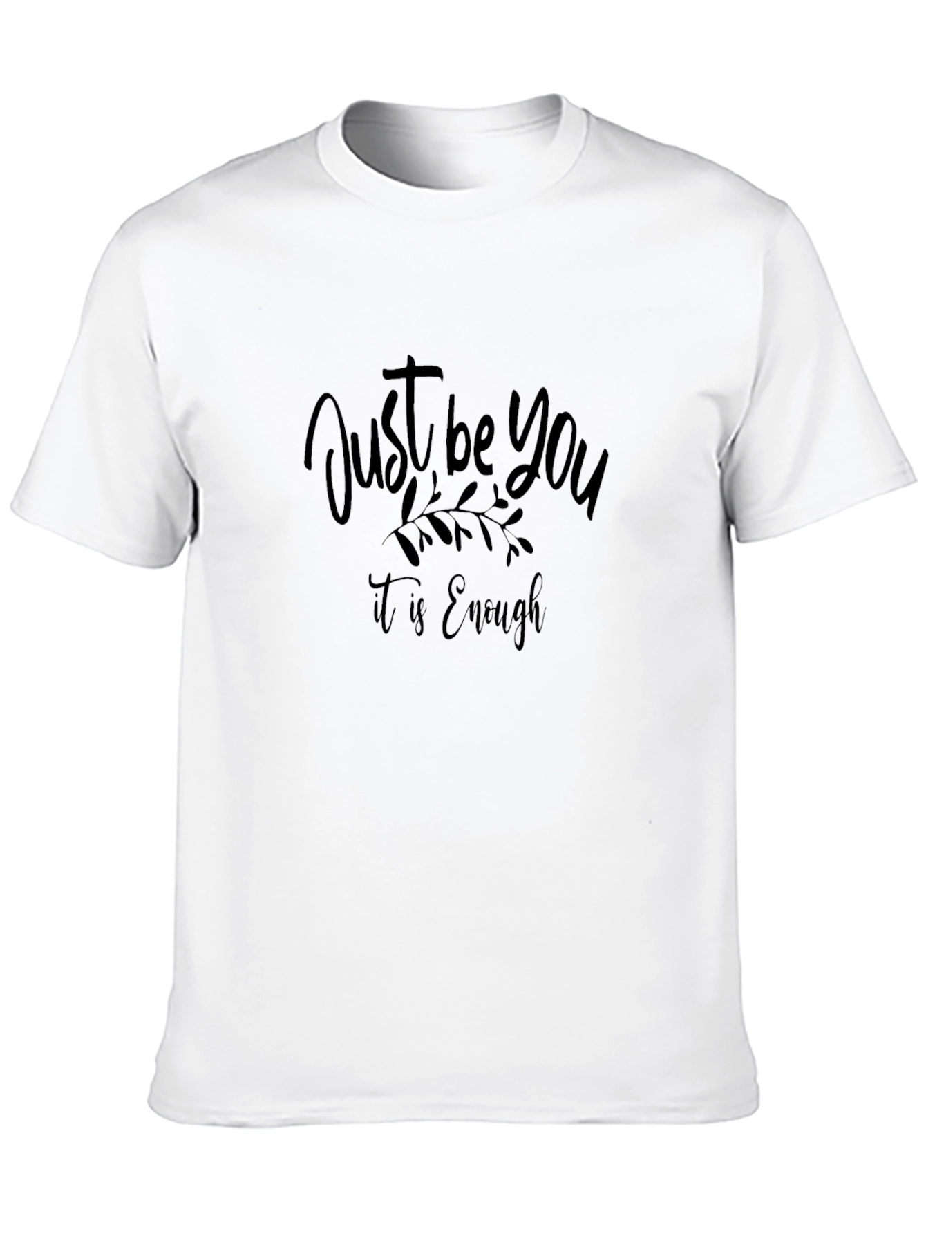Just Be You Graphic Black T-Shirt