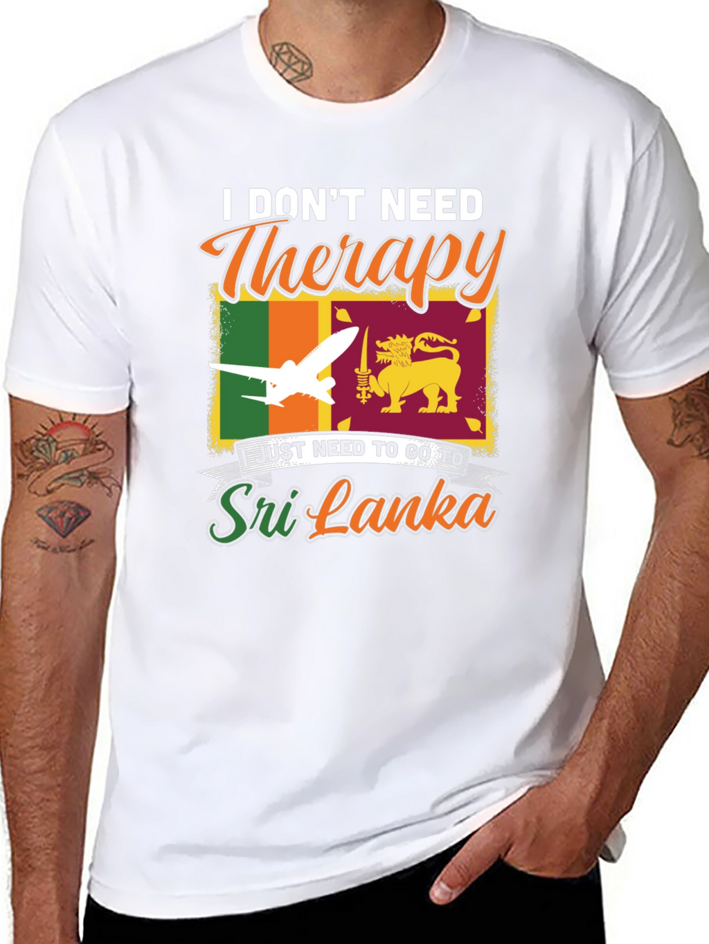 Sri Lanka Travel T-Shirt: No Therapy Needed