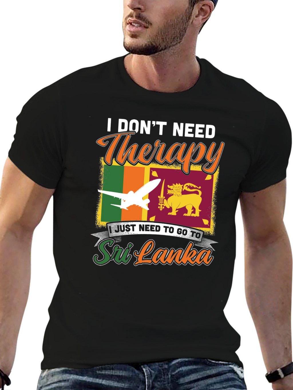 Sri Lanka Travel T-Shirt: No Therapy Needed