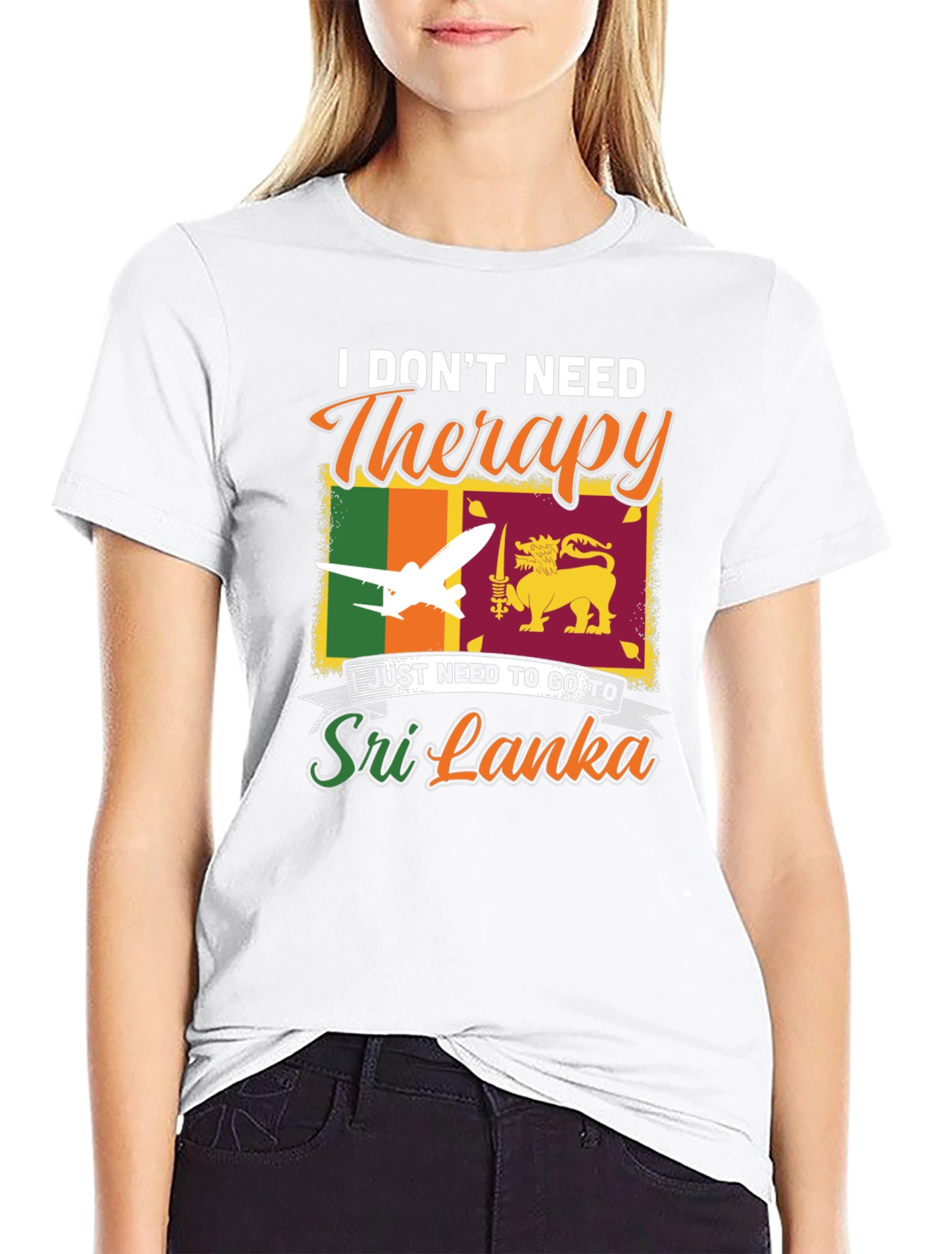Sri Lanka Travel T-Shirt: No Therapy Needed
