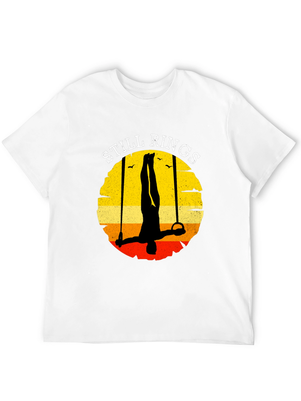 Still Rings Retro Graphic Tee - Gymnastics T-Shirt