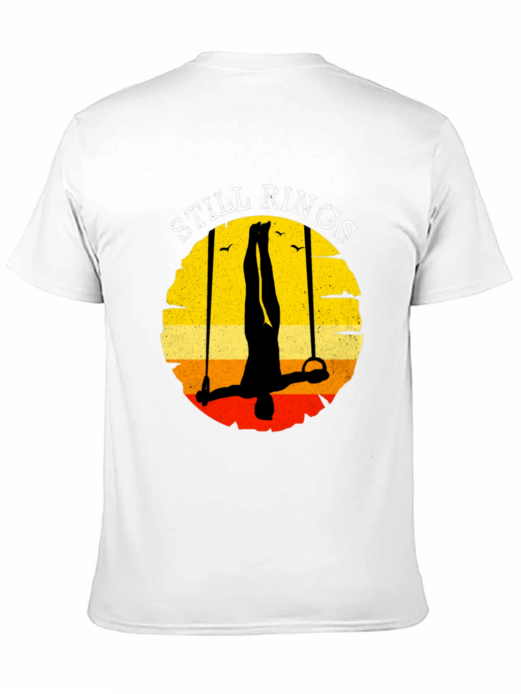 Still Rings Retro Graphic Tee - Gymnastics T-Shirt