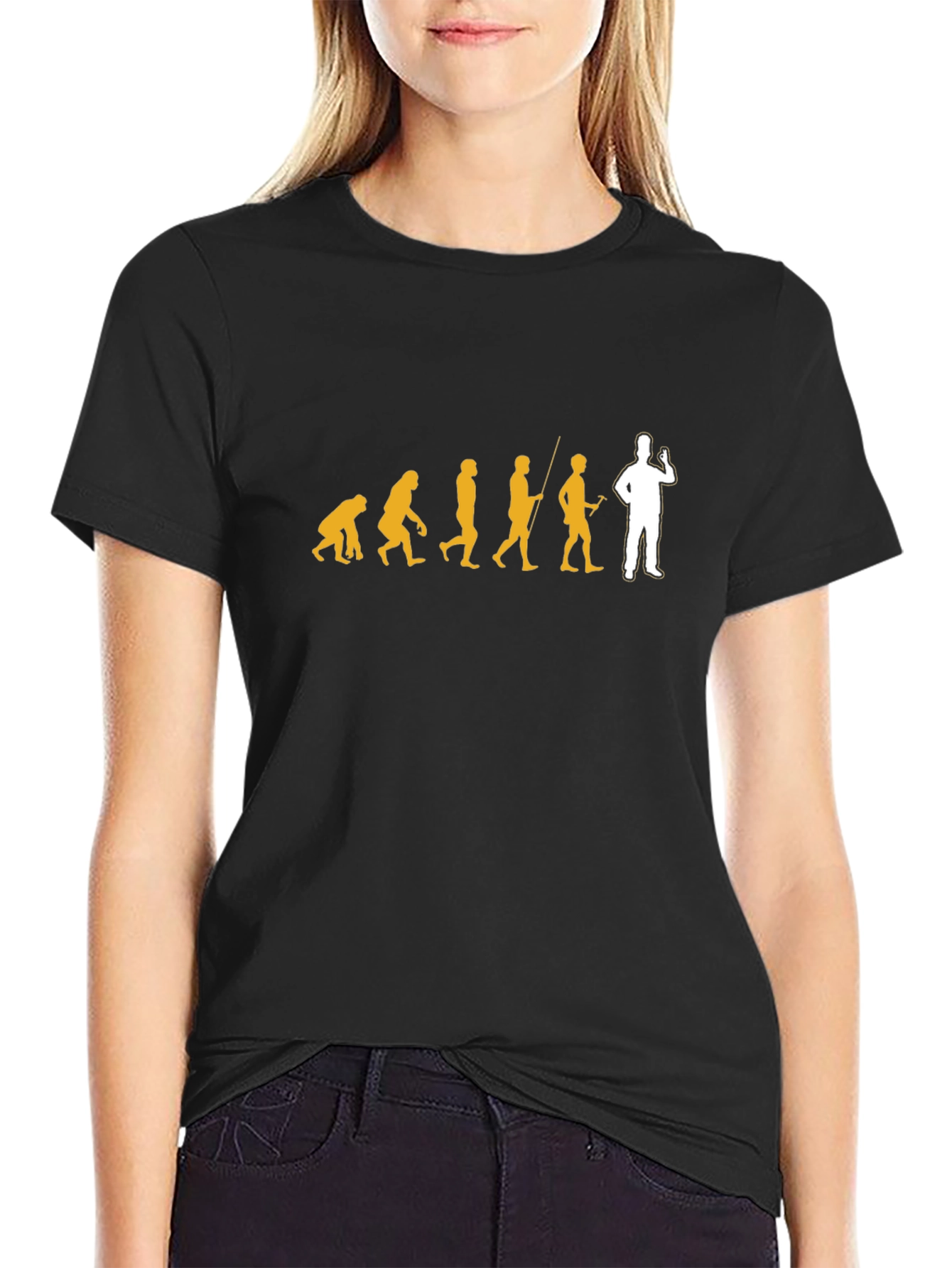 Evolution Fisherman Graphic T-Shirt