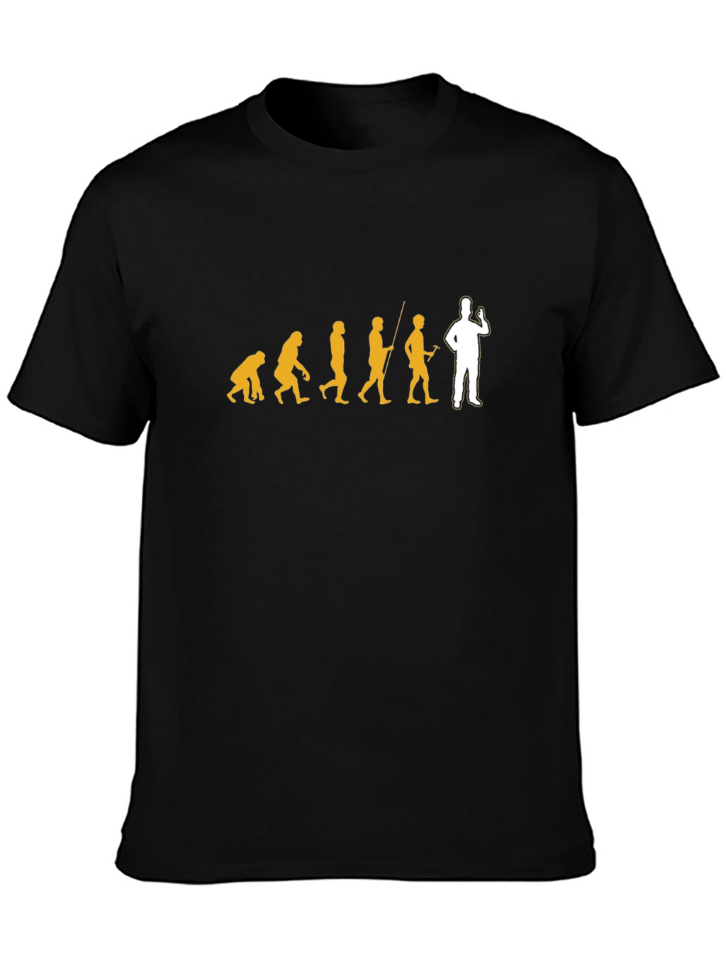 Evolution Fisherman Graphic T-Shirt