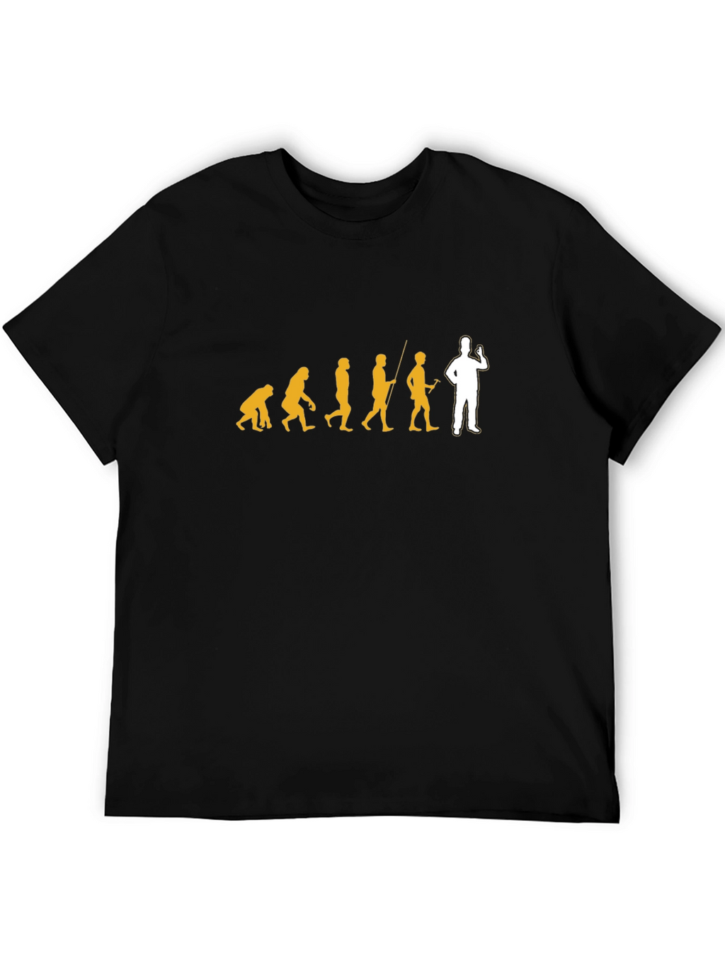 Evolution Fisherman Graphic T-Shirt