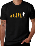Evolution Fisherman Graphic T-Shirt