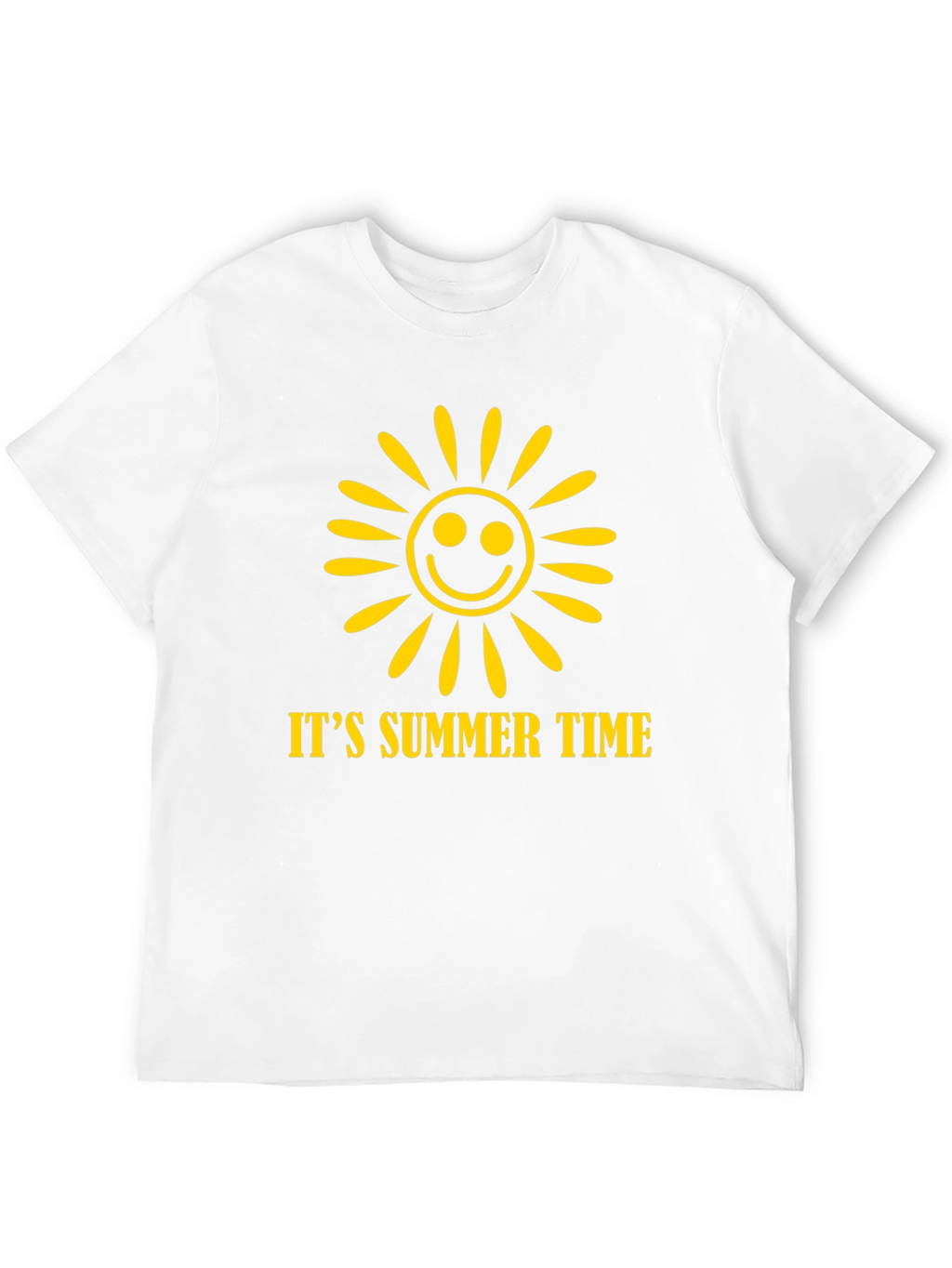 Its Summer Time Graphic T-Shirt - Smiley Sun