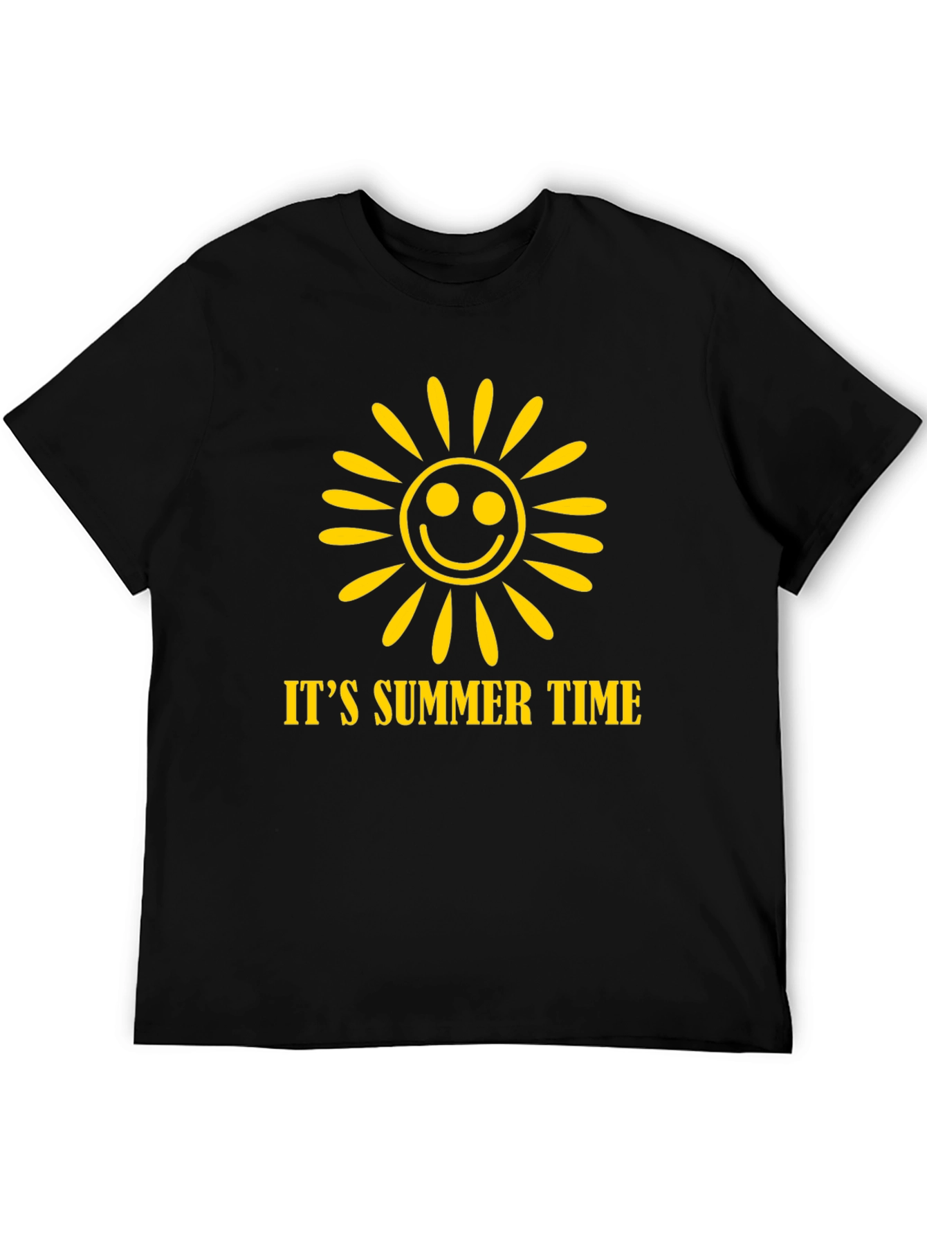 Its Summer Time Graphic T-Shirt - Smiley Sun