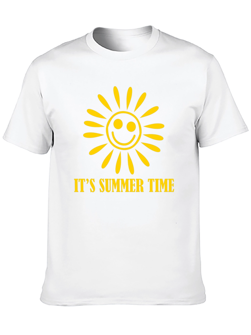 Its Summer Time Graphic T-Shirt - Smiley Sun