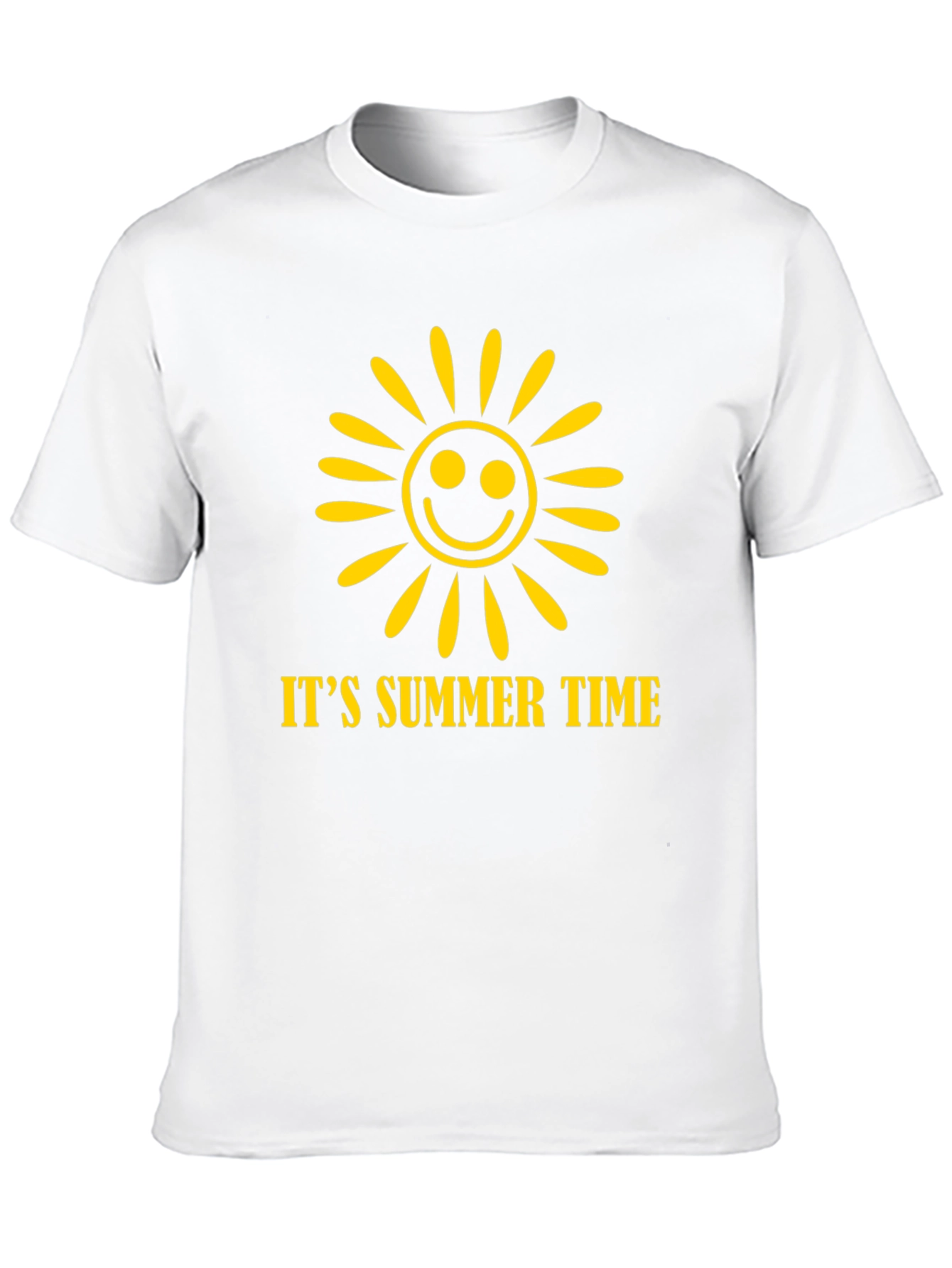 Its Summer Time Graphic T-Shirt - Smiley Sun