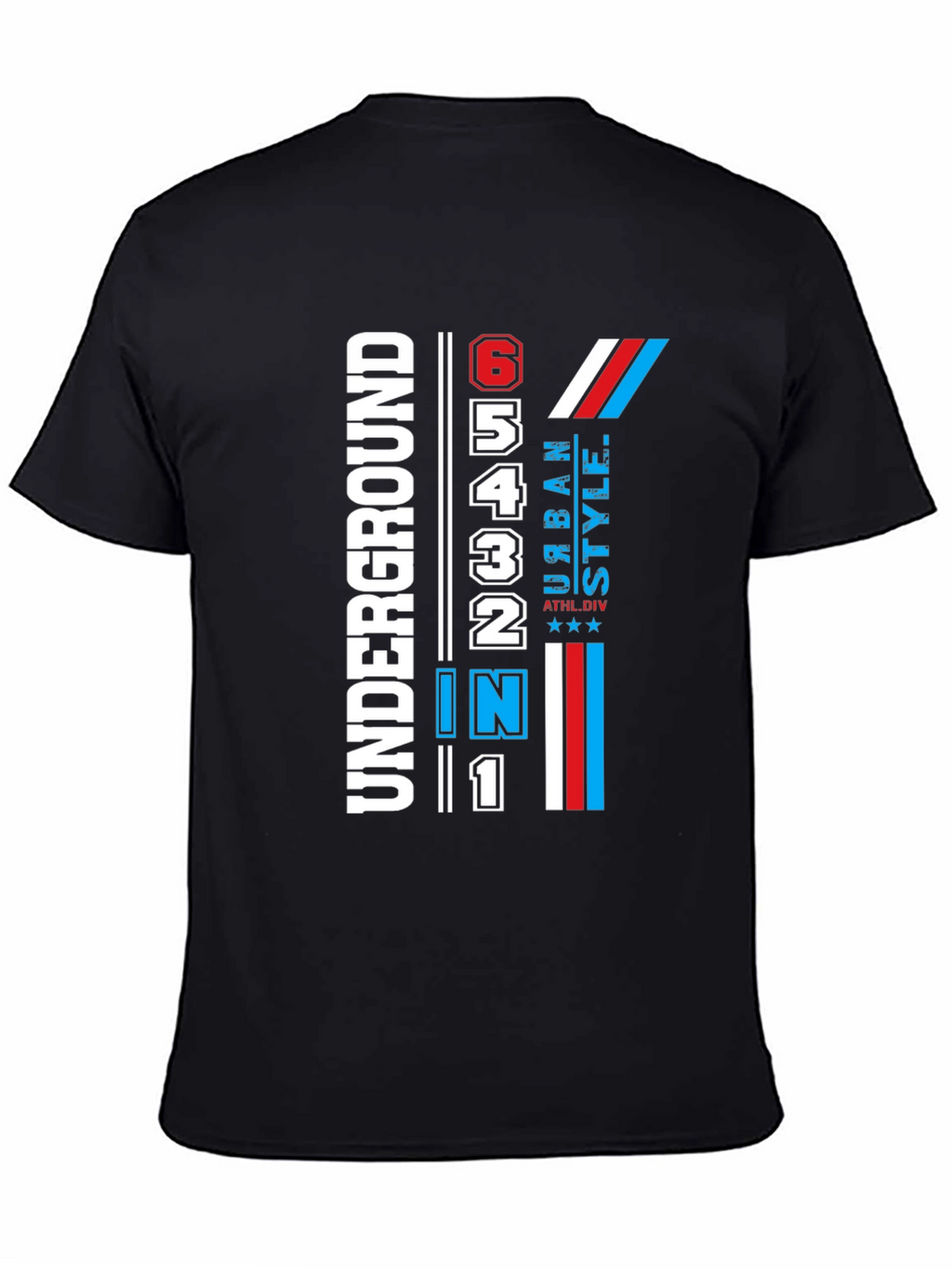 Urban Style Black Graphic T-Shirt