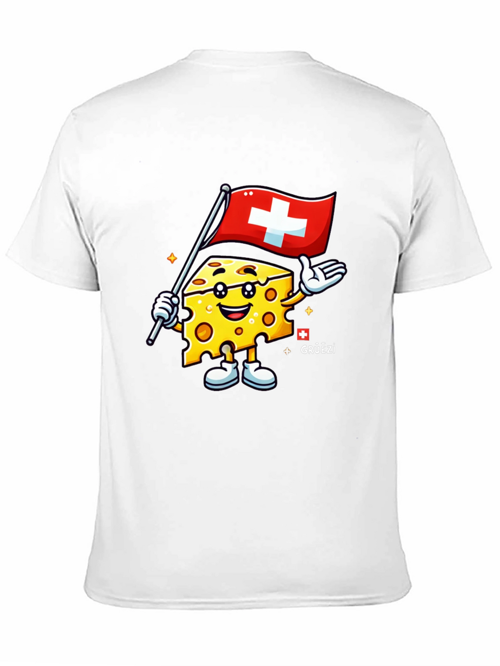 Swiss Cheese Cartoon T-Shirt