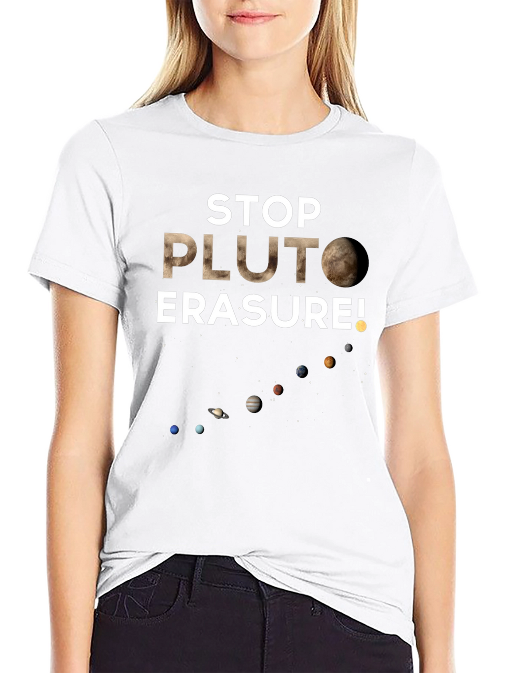 Stop Pluto Erasure T-Shirt