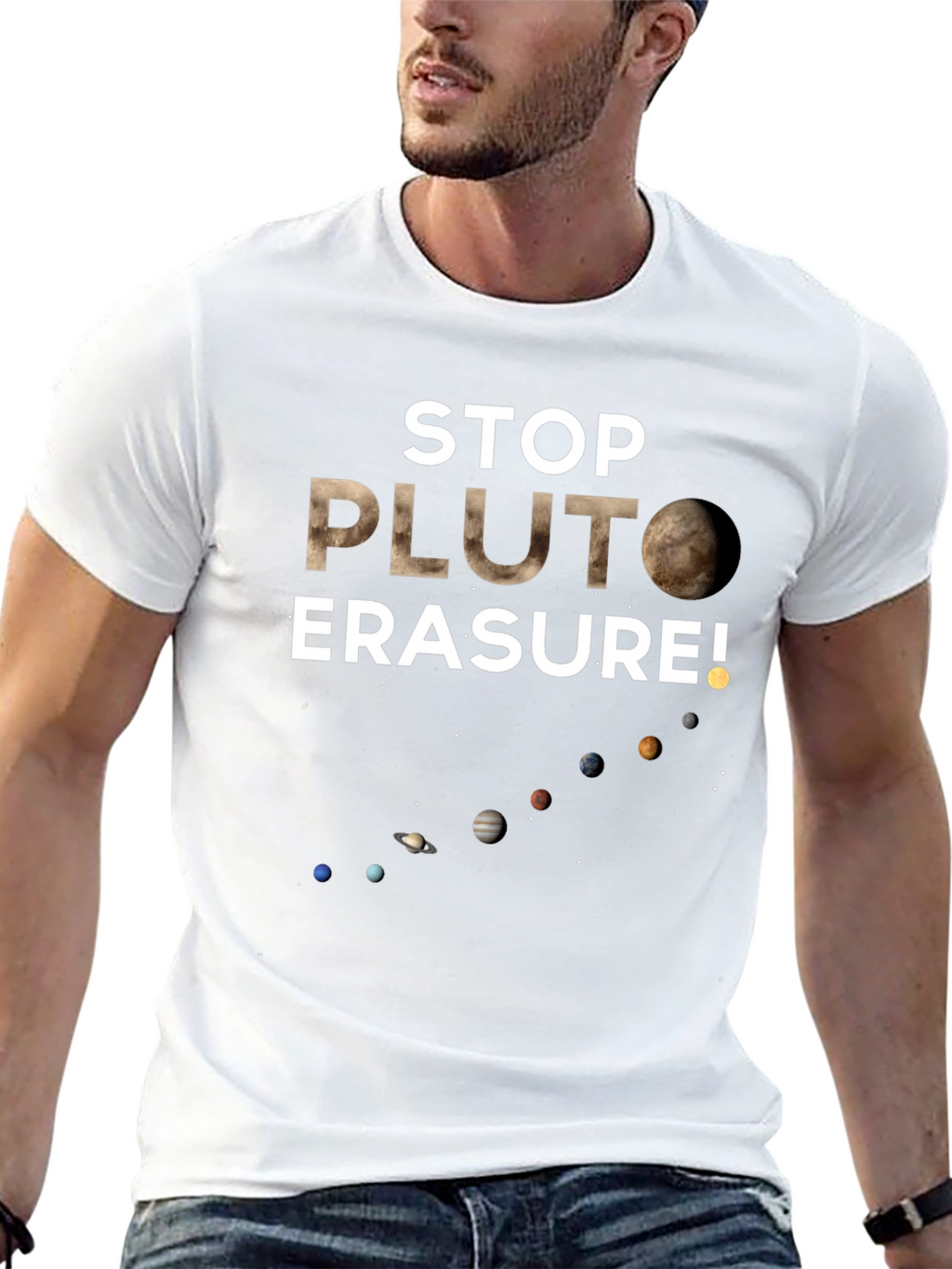 Stop Pluto Erasure T-Shirt