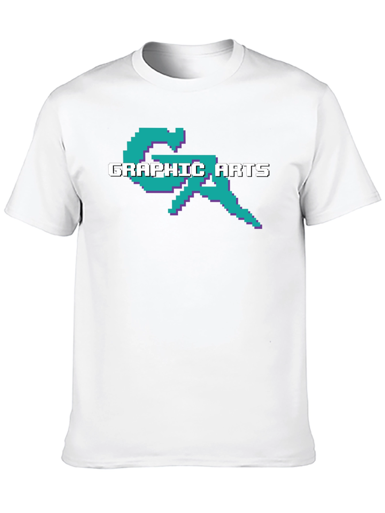 Graphic Arts T-Shirt - Retro Pixel Design