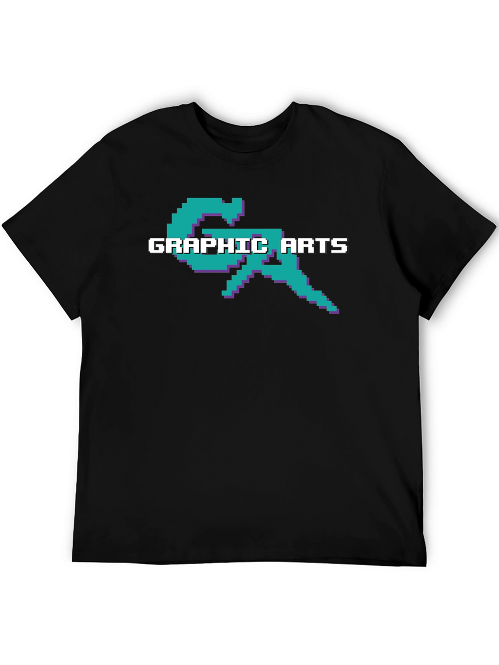 Graphic Arts T-Shirt - Retro Pixel Design