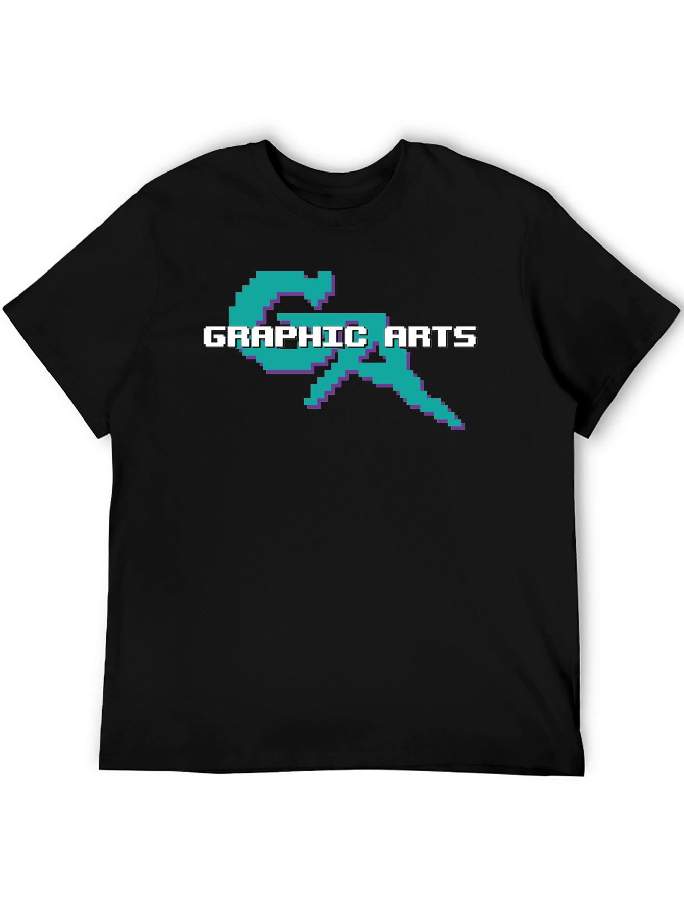 Graphic Arts T-Shirt - Retro Pixel Design