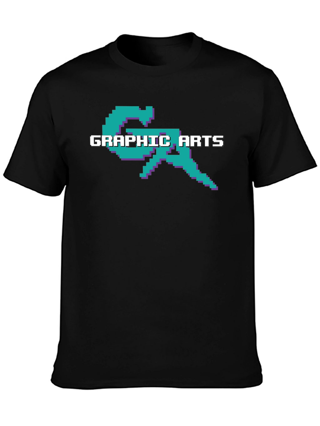 Graphic Arts T-Shirt - Retro Pixel Design