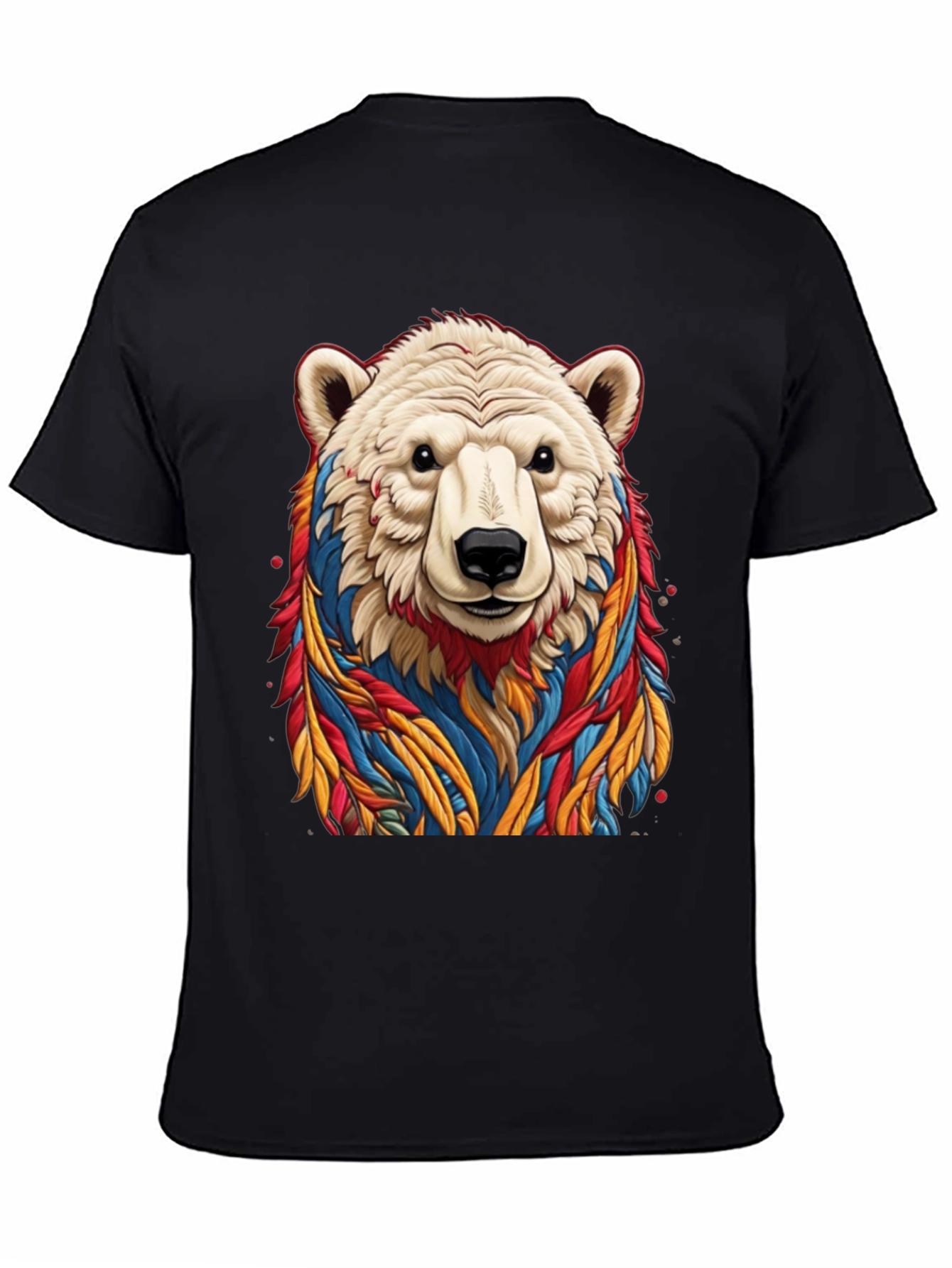 Cool Bear Graphic Tee - Black Cotton T-Shirt