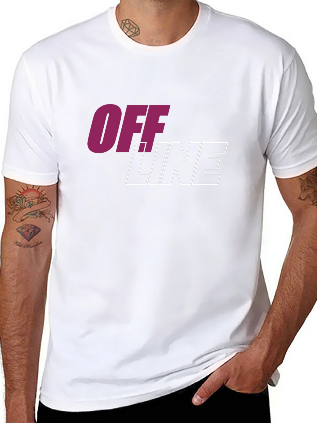 Offline Graphic Tee - Cool & Trendy