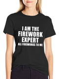 Firework Expert T-Shirt Funny Gift Idea
