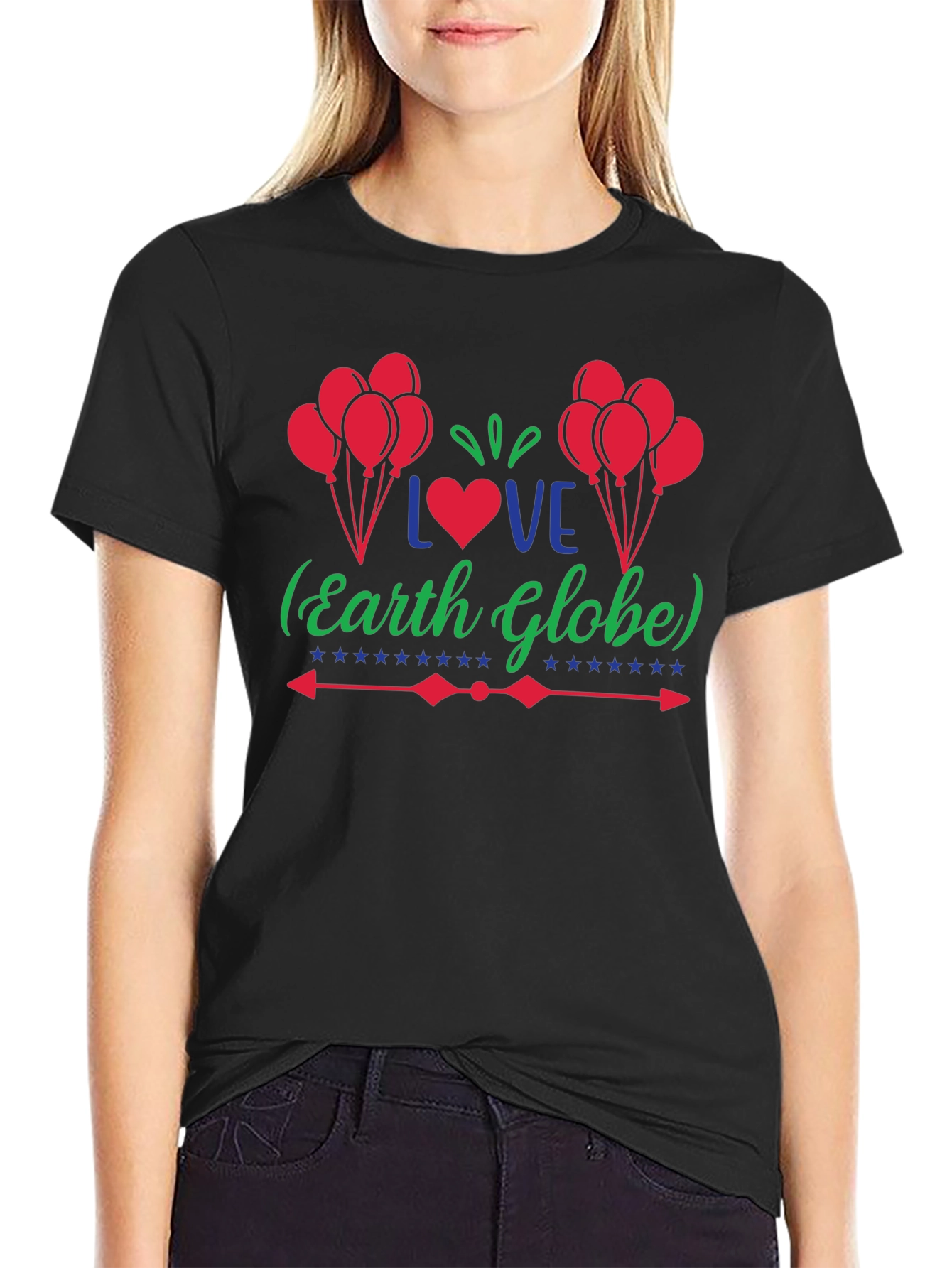 Love Earth Globe Graphic T-Shirt