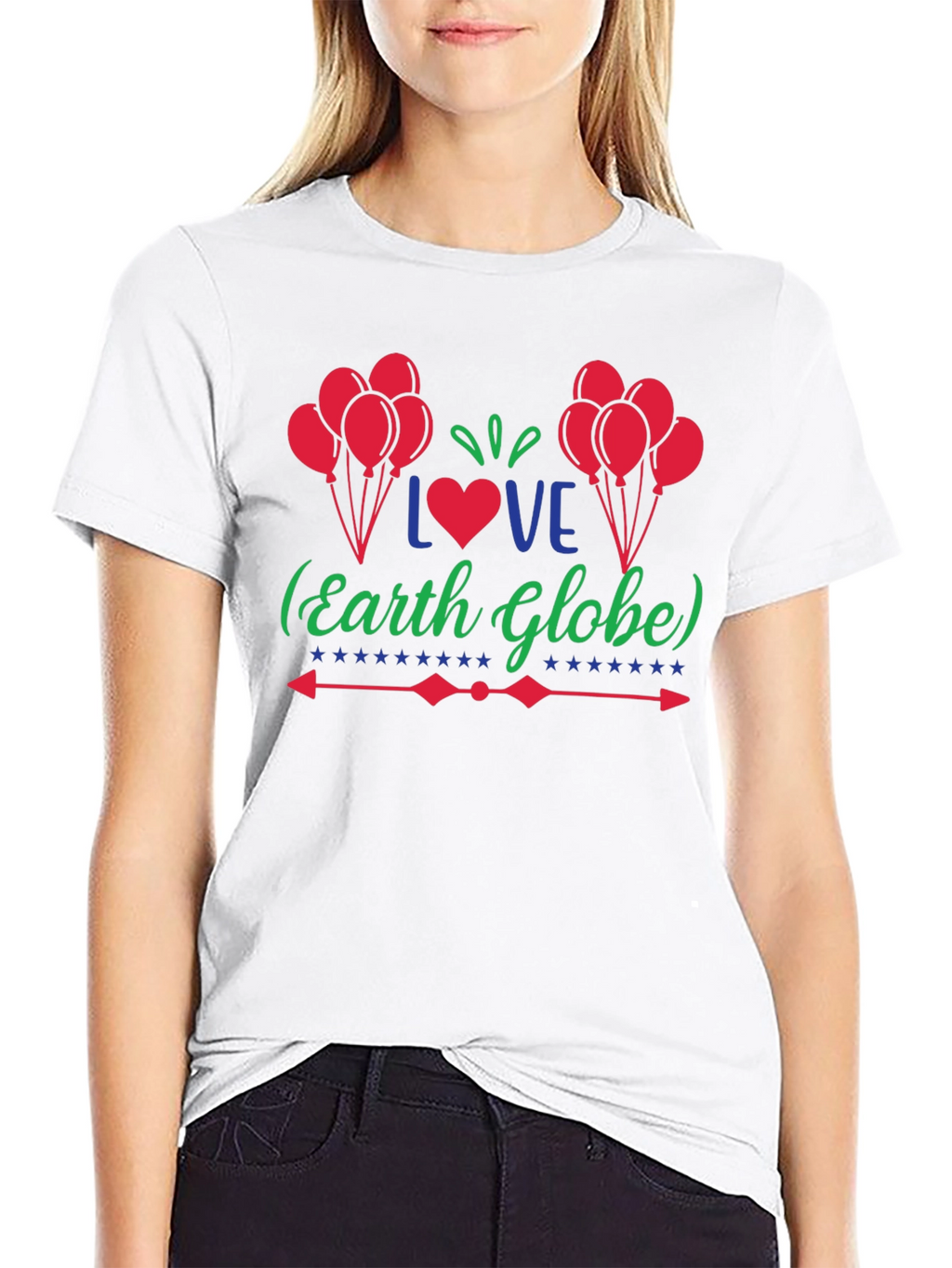 Love Earth Globe Graphic T-Shirt