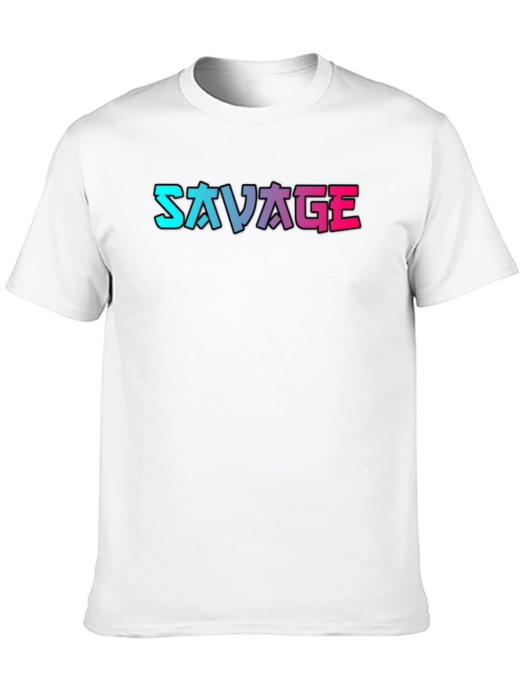Savage Graphic Print Black T-Shirt
