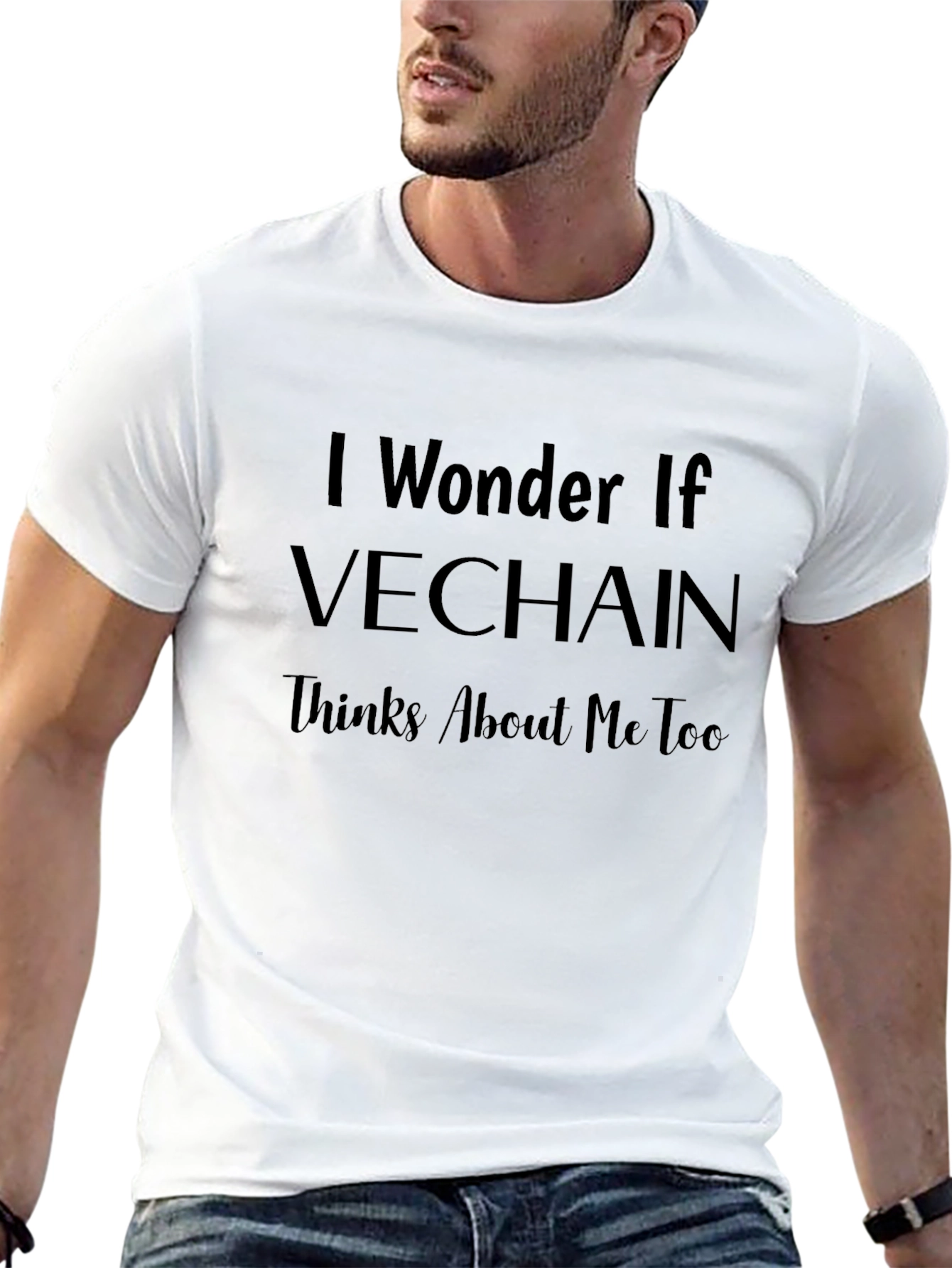 VeChain Crypto T-Shirt - Do they Think of Me Too?