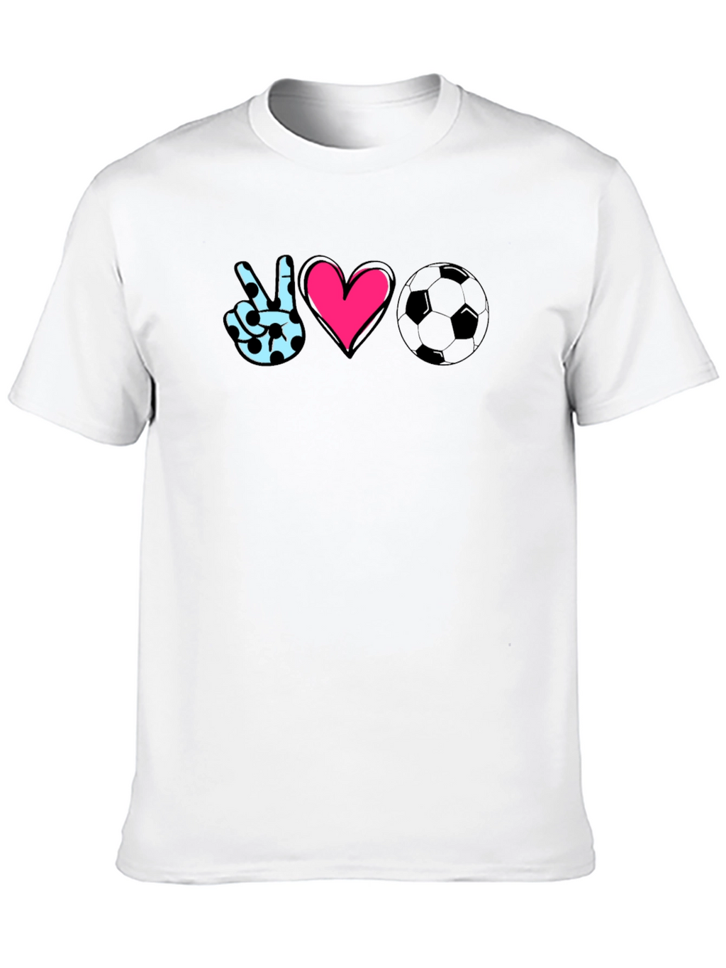 Peace Love Soccer T-Shirt