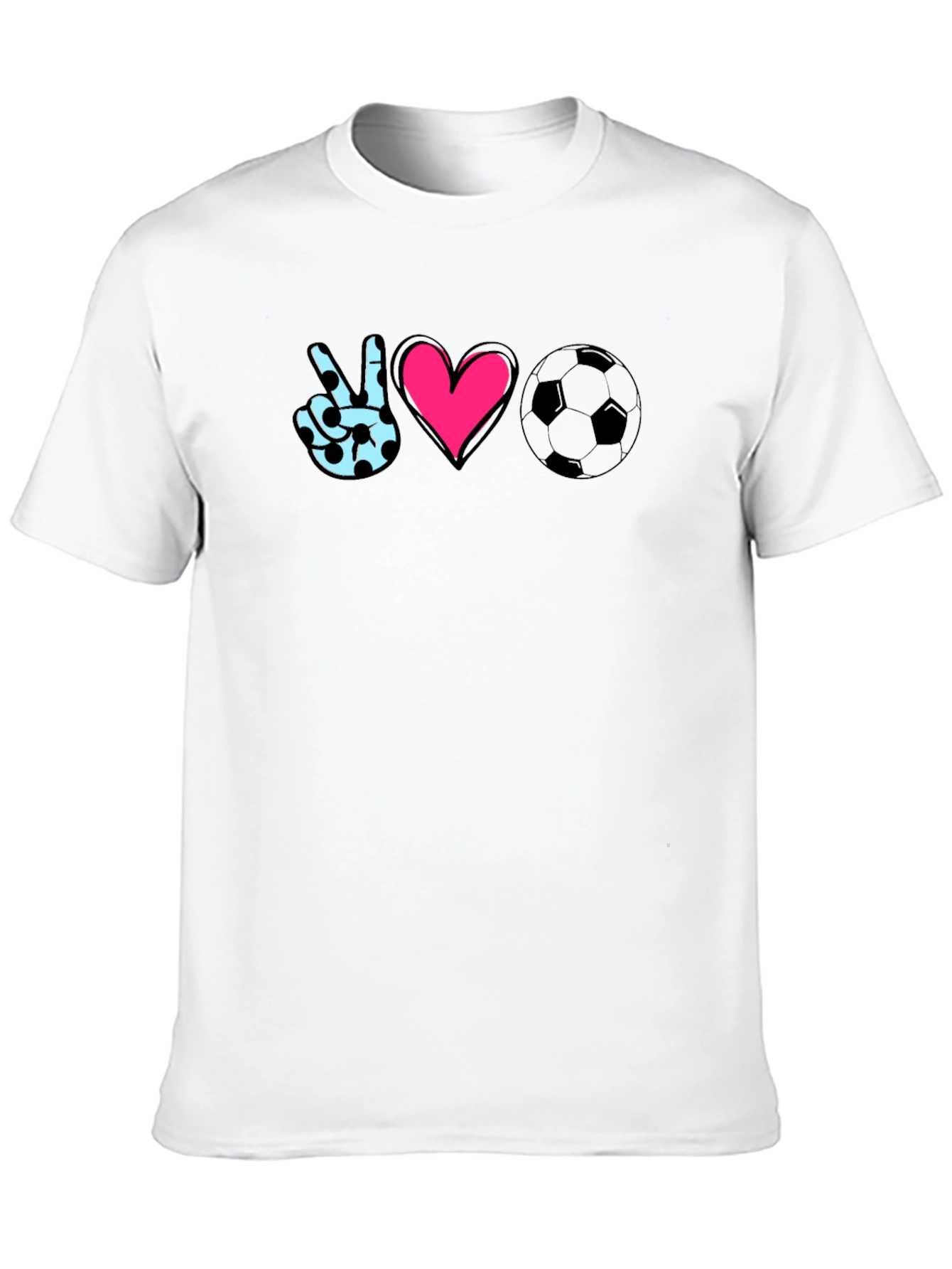 Peace Love Soccer T-Shirt