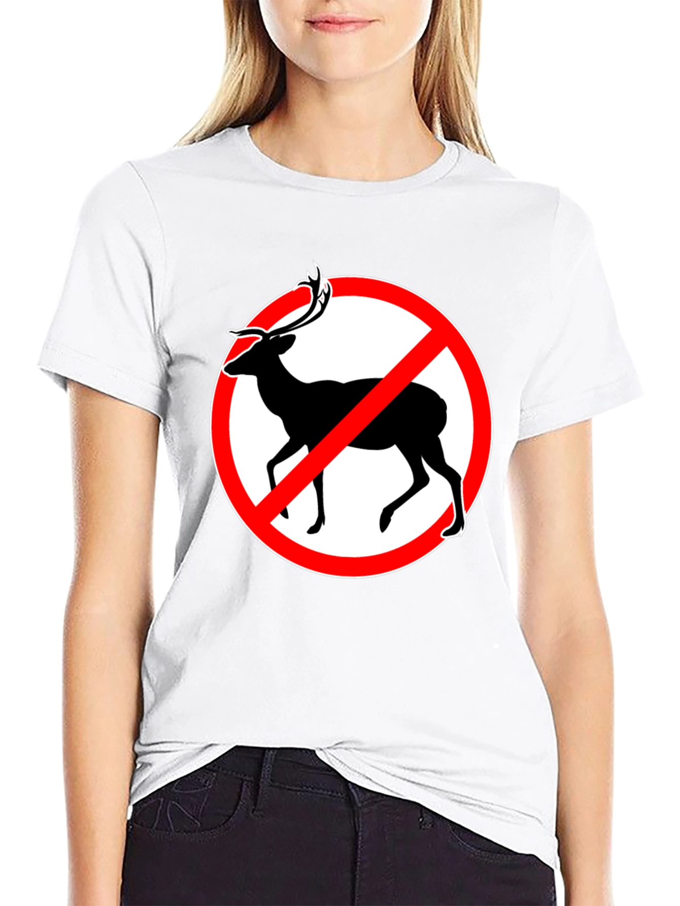 No Deer Zone Graphic T-Shirt