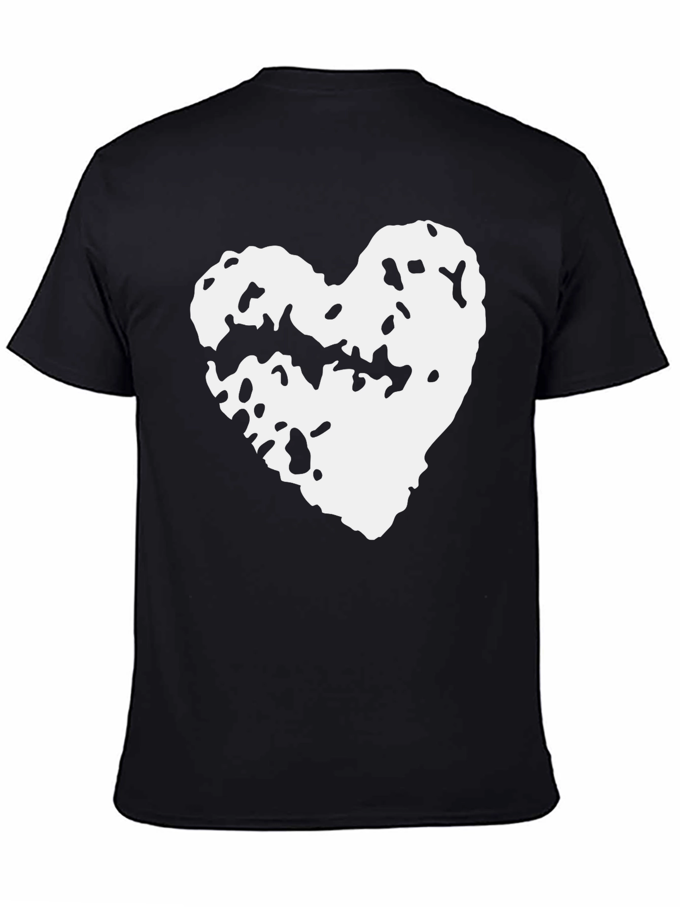 Abstract Heart Graphic T-Shirt - Soft Cotton Blend