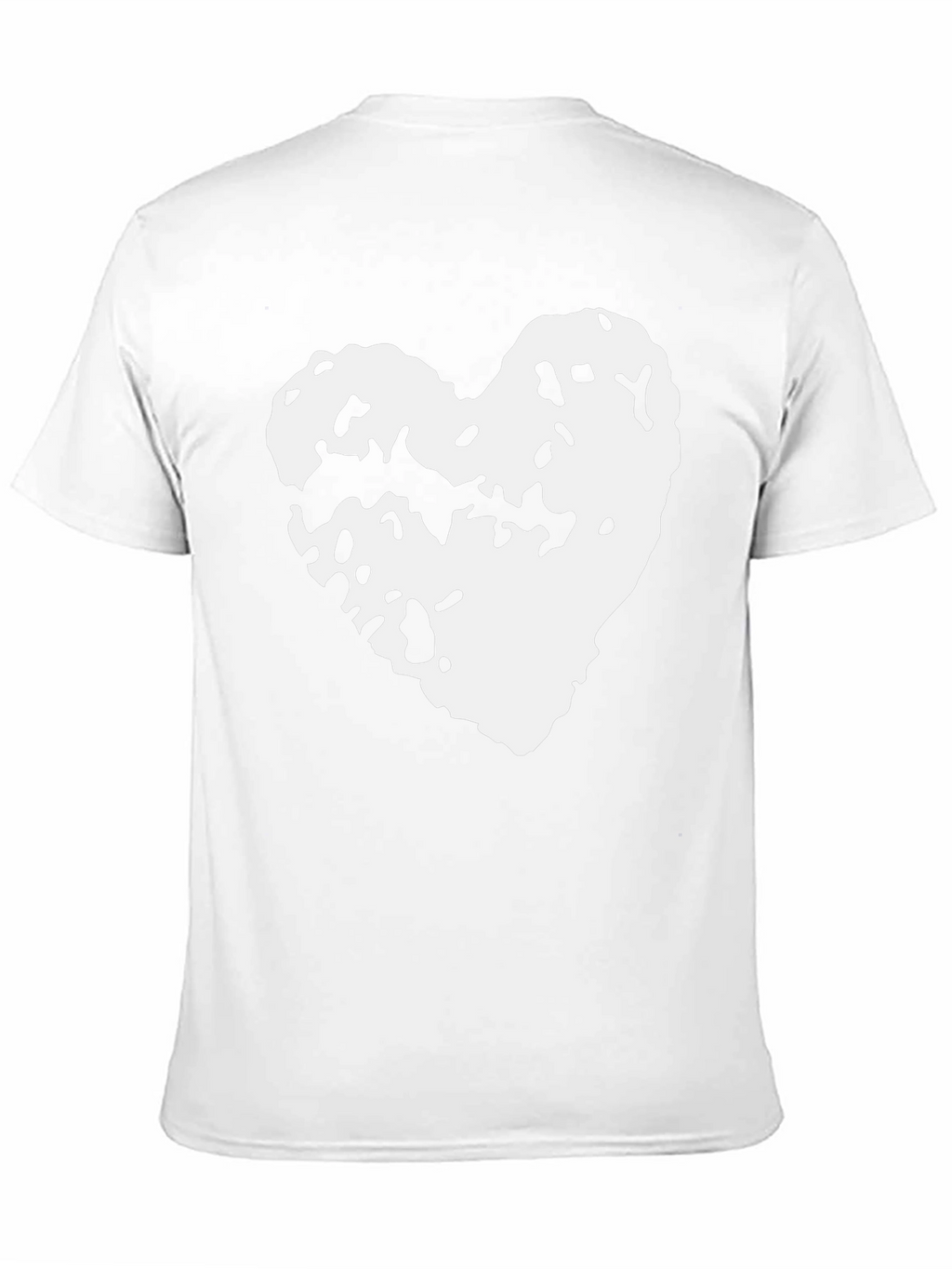 Abstract Heart Graphic T-Shirt - Soft Cotton Blend