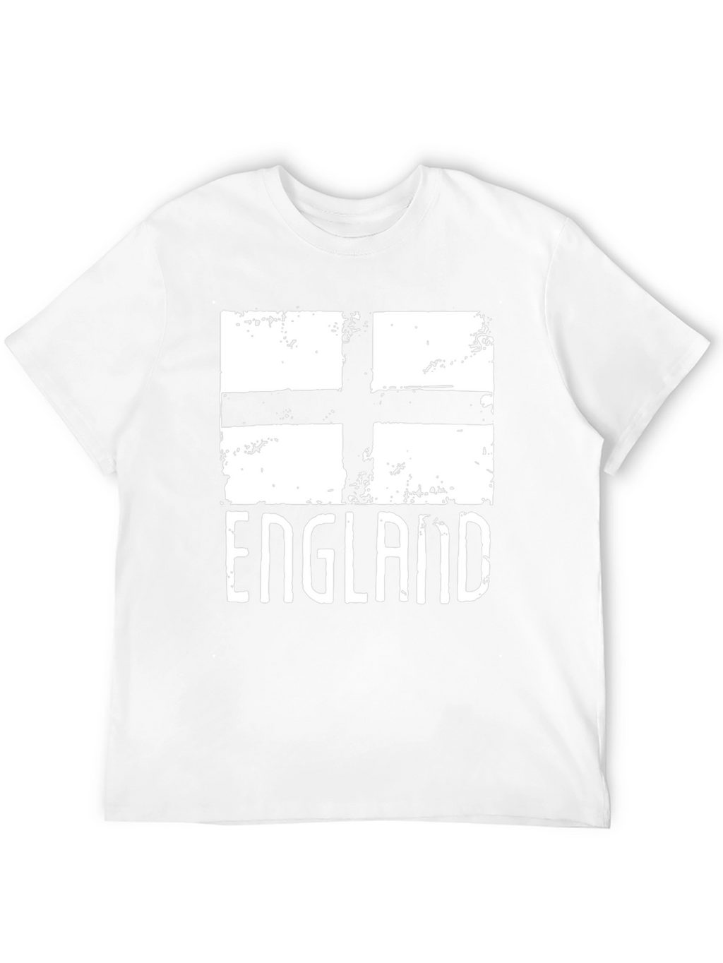 England Flag Graphic T-Shirt - Black