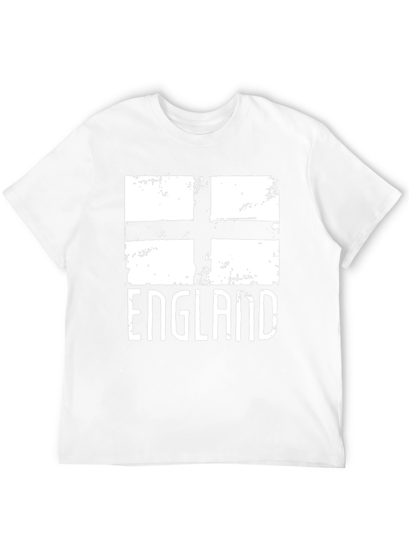 England Flag Graphic T-Shirt - Black