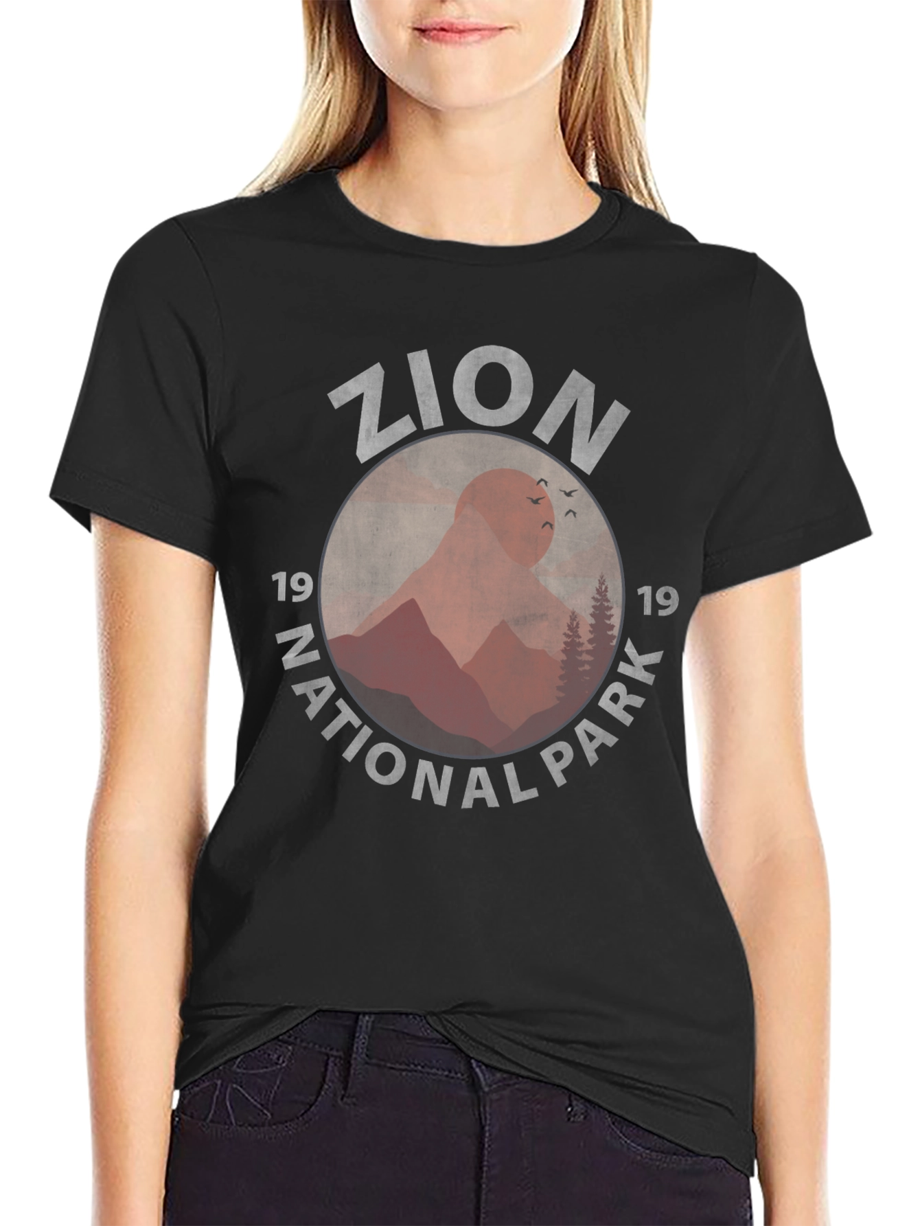 Zion National Park Graphic Tee - Vintage Style